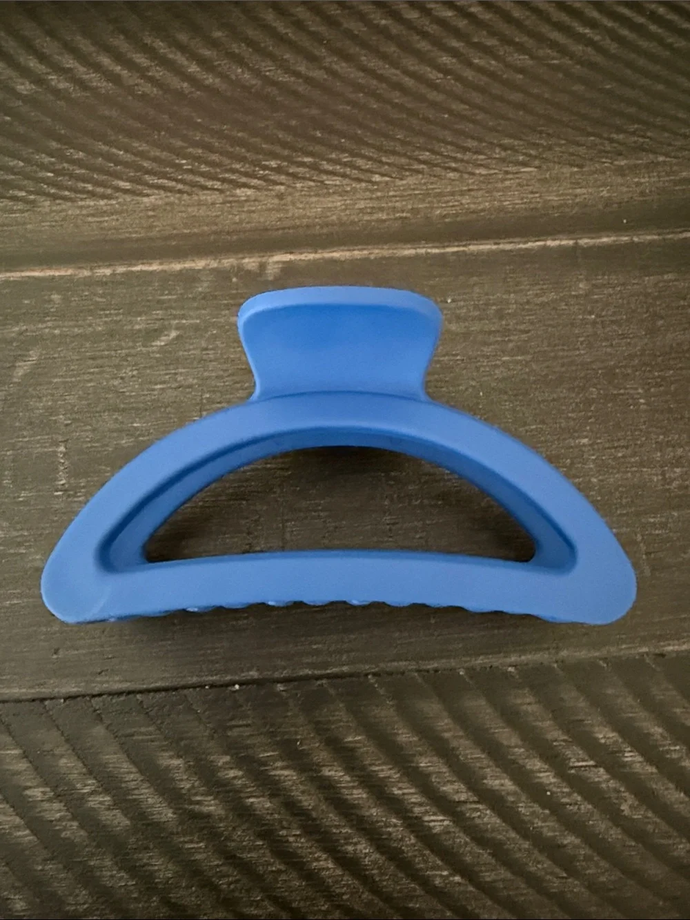 Matte Blue Hair Claw Clip - Comfortable Grip